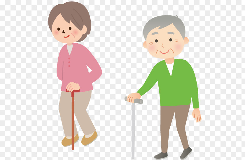 Body Message Old Age Walking Stick Dementia Crutch PNG