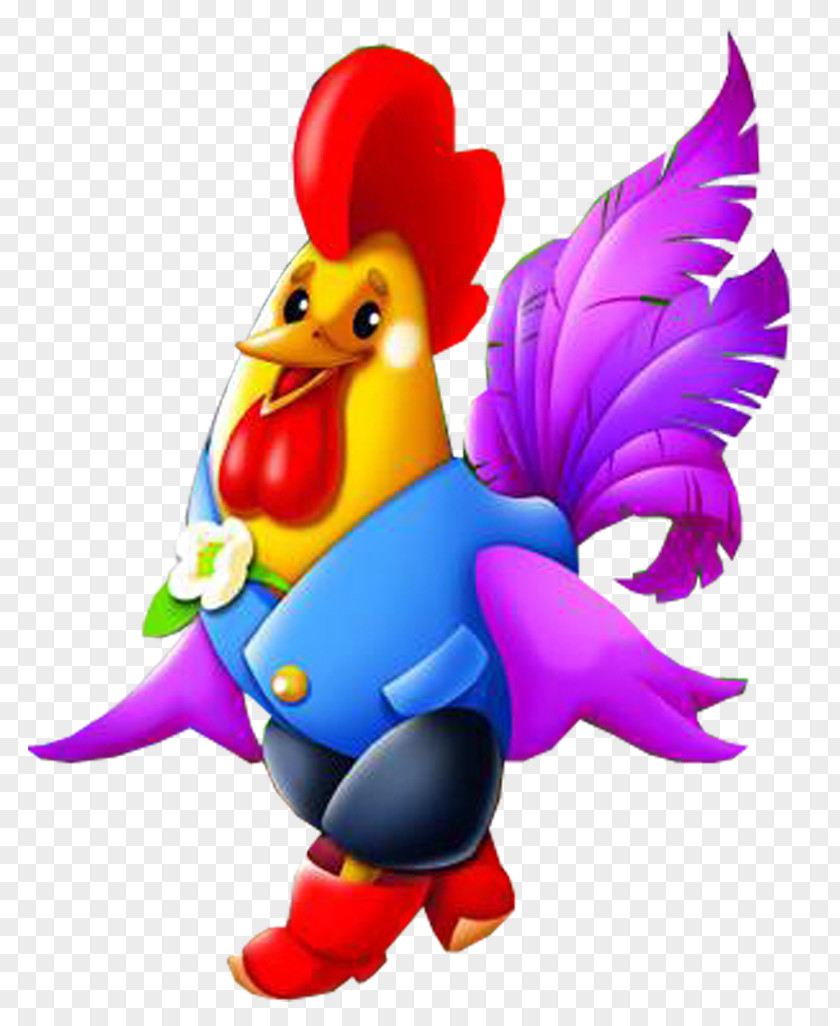 Chicken Rooster Image Cartoon PNG