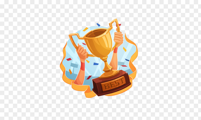 Cup Paper Trophy Poster PNG
