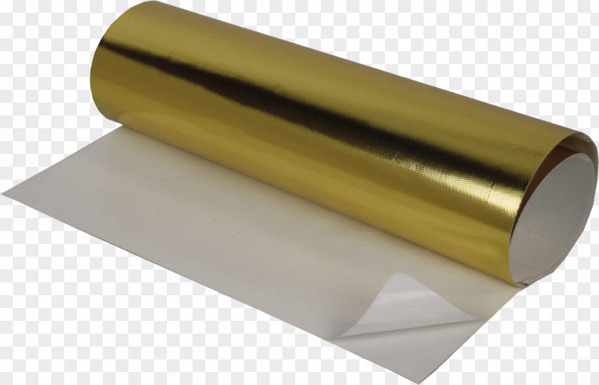 Gold Checkmark Metal Heat Shield Cylinder PNG