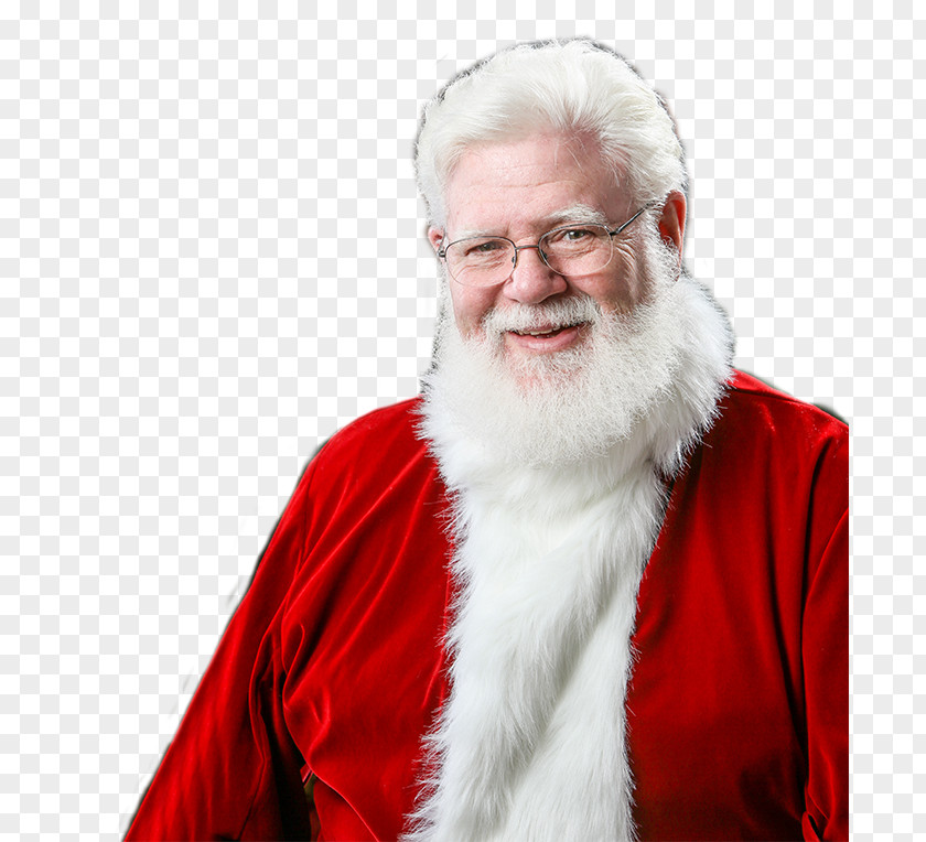 Santa Claus North Pole Beard Christmas Hire PNG