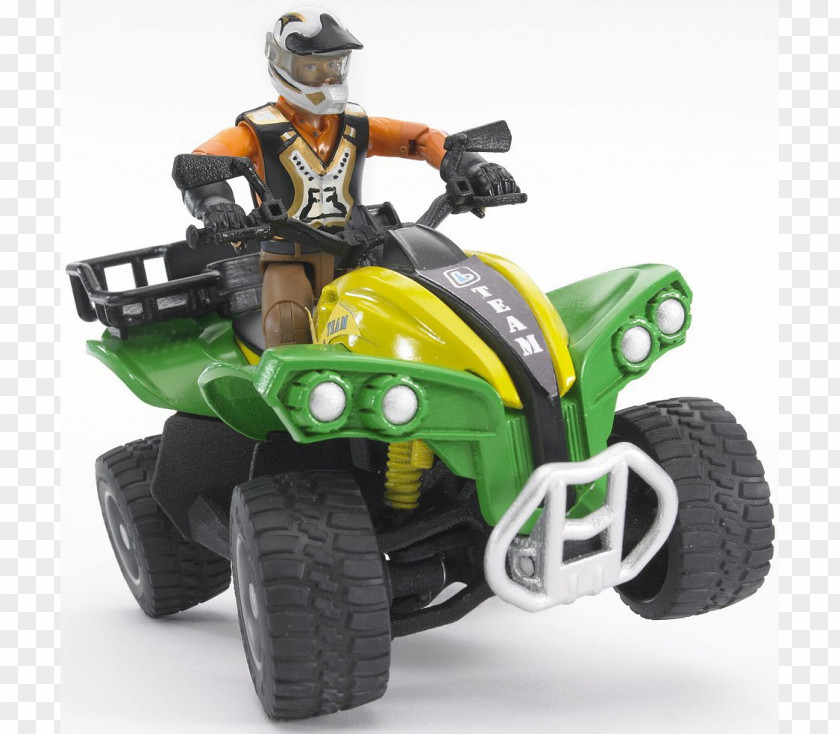 Toy All-terrain Vehicle Bruder Land Rover Motorcycle PNG