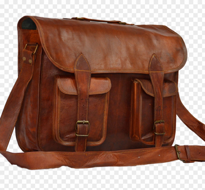 Bag Leather Messenger Bags Satchel Hide PNG