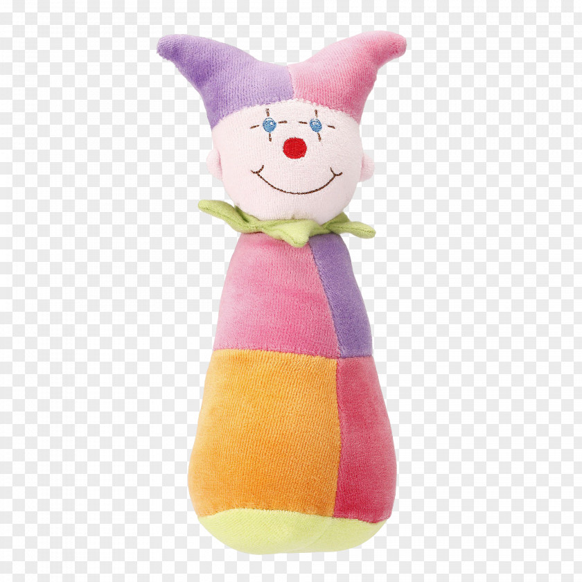 Clown Ragdoll Plush Stuffed Toy PNG