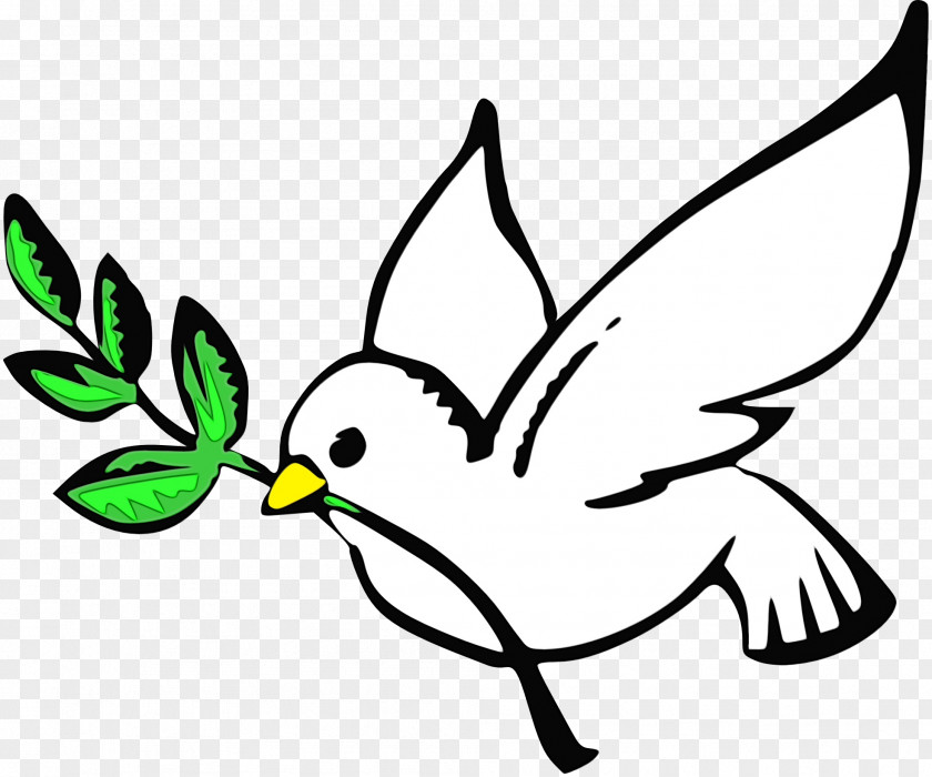 Doves As Symbols Clip Art Peace Free Content Olive Branch PNG