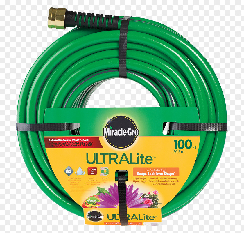 Garden Hose Hoses Miracle-Gro Pipe PNG