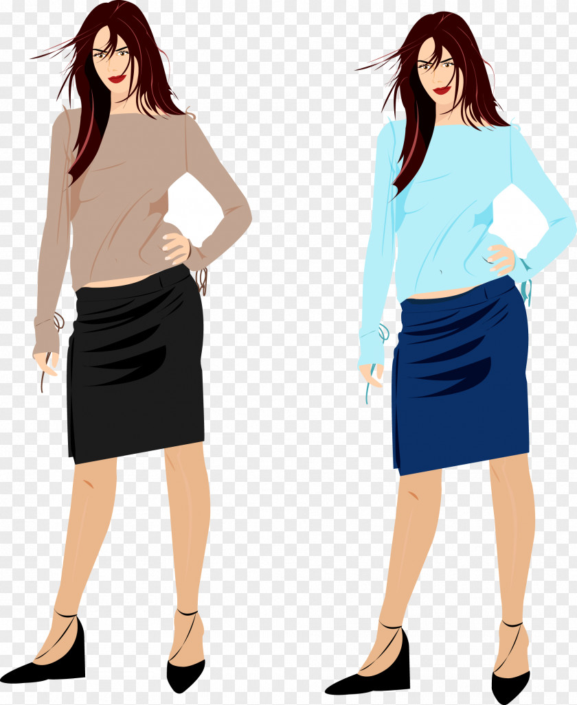 Professional Women Cartoon Woman Illustration PNG