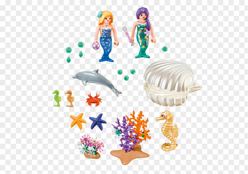 Toy Playmobil Magical Mermaids Carry Case Playset PNG