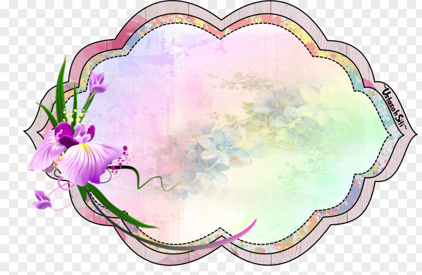 Floral Design Blogger Barakallah Picture Frames PNG