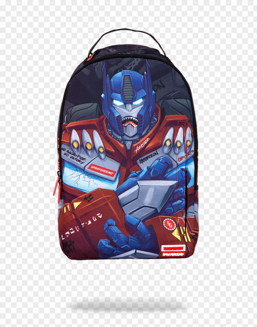 Backpack Optimus Prime Sprayground Marvel Civil War Bag Decal PNG