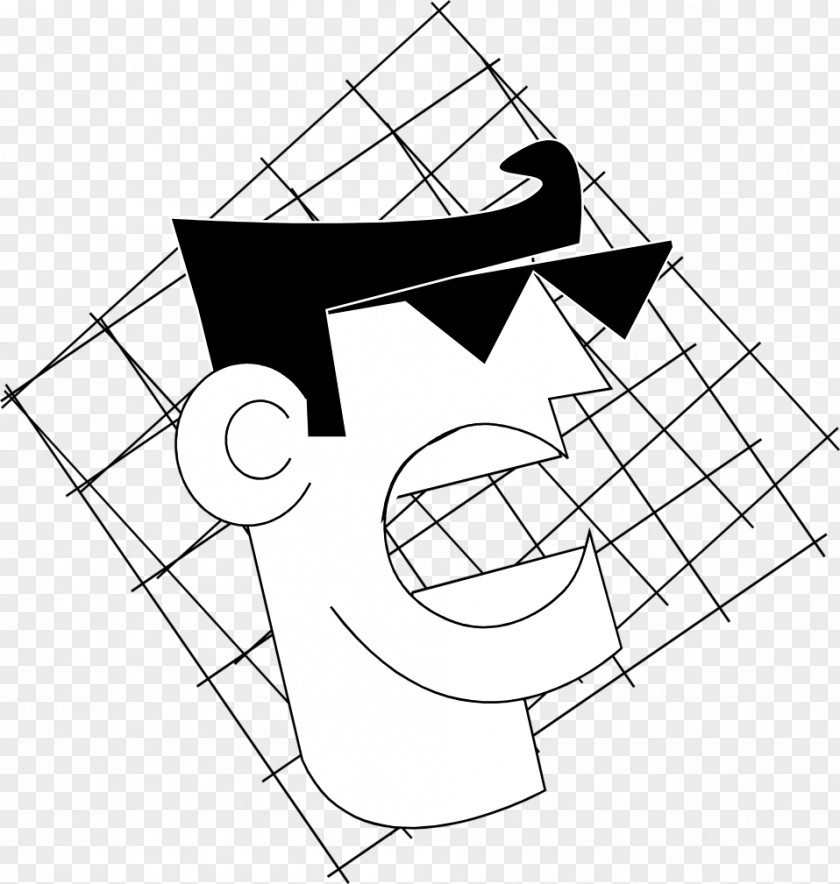 Cool Guy Graphic Design Clip Art PNG