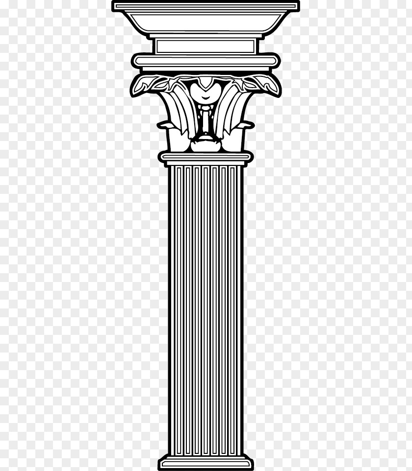 European Classical Pattern Column Greece Painting Euclidean Vector PNG