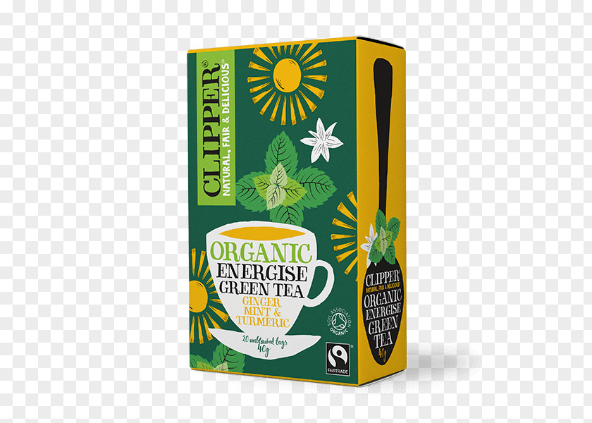 Green Tea Organic Food Clipper White PNG