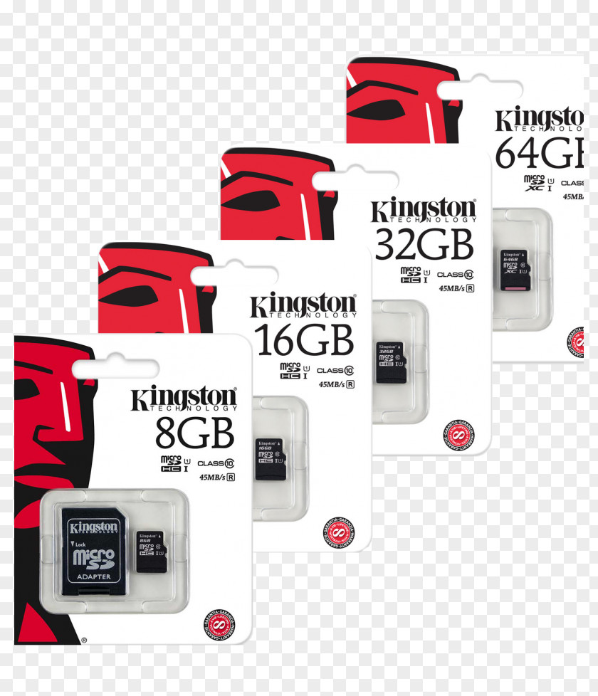 MicroSD Flash Memory Cards Secure Digital Kingston Technology SDHC PNG