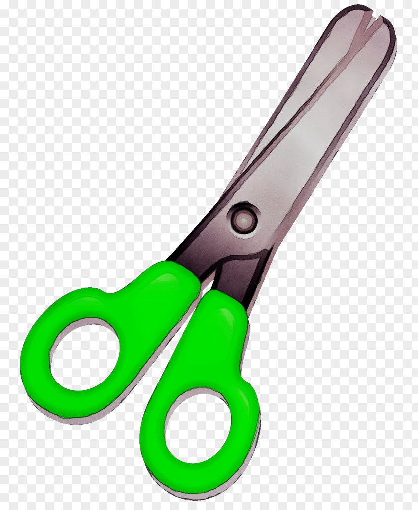 Office Instrument Snips Watercolor Drawing PNG
