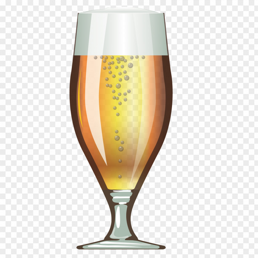 Vector A Glass Of Beer Low-alcohol Glassware PNG