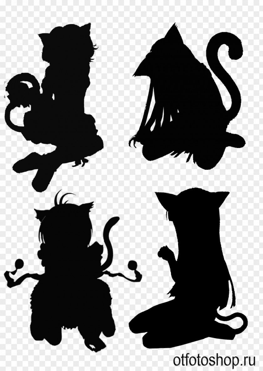 Cat Clip Art Silhouette Shadow PNG