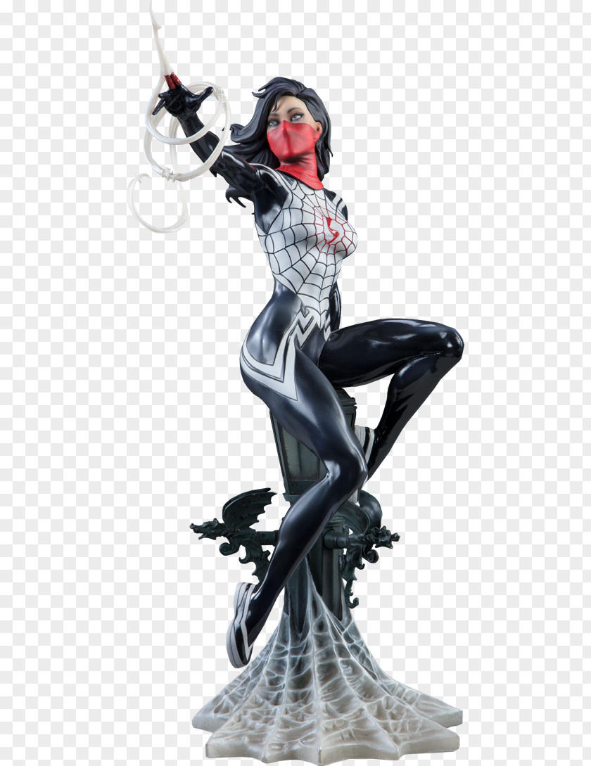 Silk Marvel Spider-Man Spider-Verse Black Widow Comics PNG