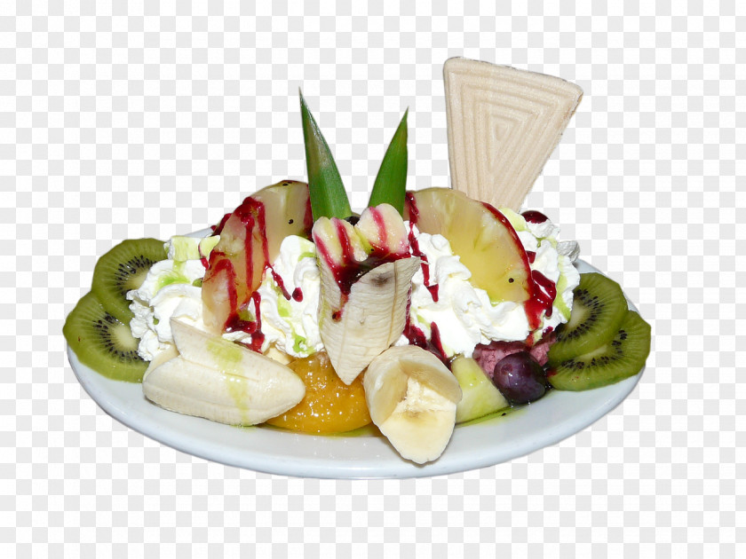 Desserts Ice Cream Sundae Fruit Salad PNG