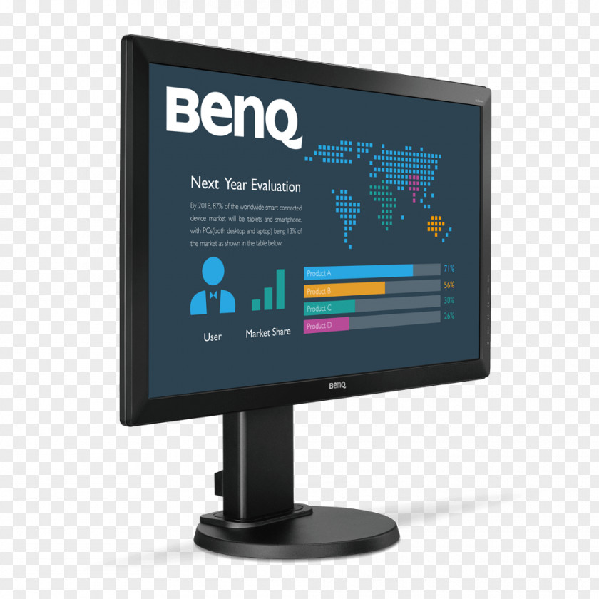 Eye Care BenQ LED Monitor Computer Monitors IPS Panel LED-backlit LCD PNG