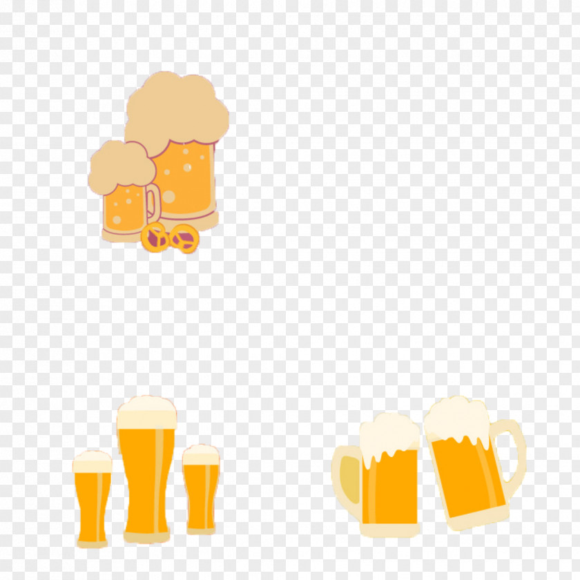 Hand Painted Beer Pattern Corona Clip Art PNG