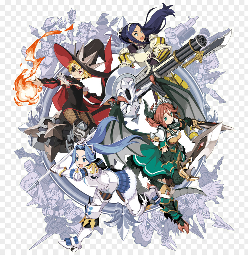Knight あなたの四騎姫教導譚 Nippon Ichi Software The Witch And Hundred 2 Nintendo Switch PNG