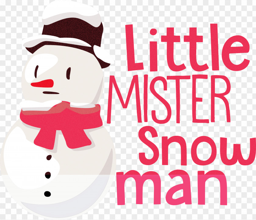 Little Mister Snow Man PNG