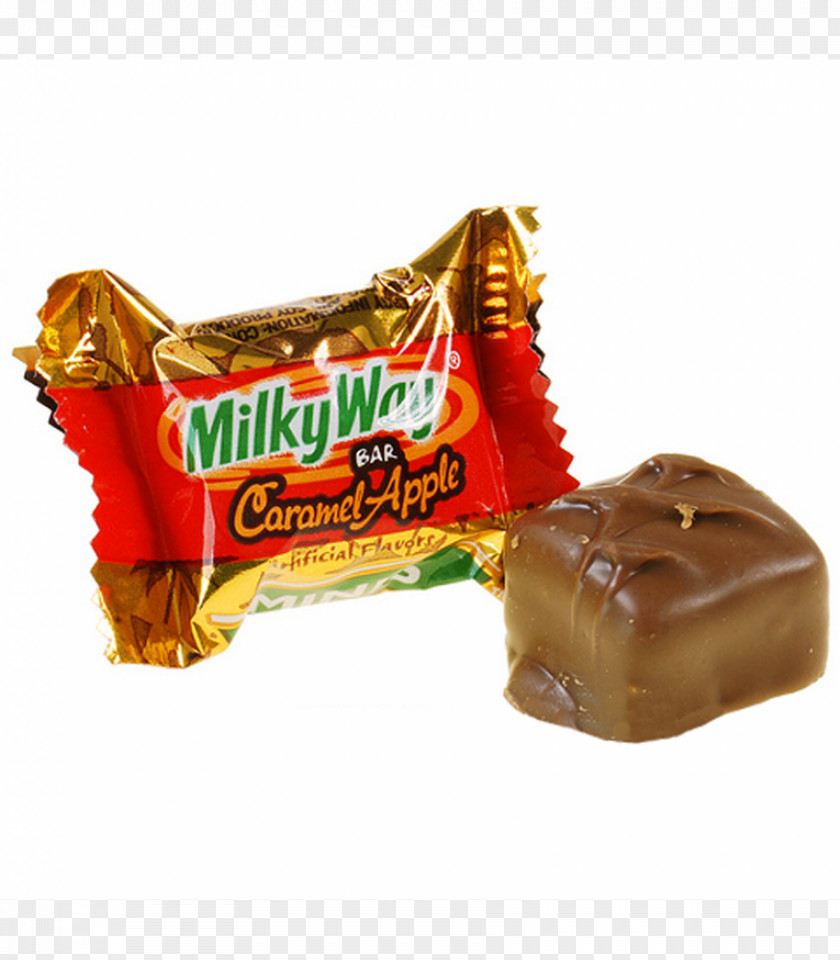 Milky Way Chocolate Bar Candy Apple Caramel PNG