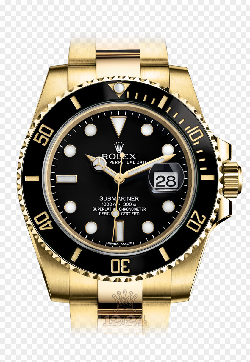 Rolex Submariner Datejust Automatic Watch PNG
