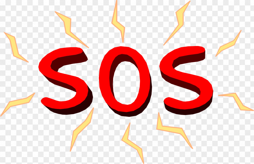 SOS Symbol Distress Signal Clip Art PNG