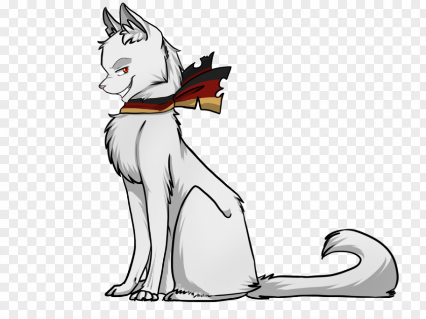 Cat Dog Drawing Nine-tailed Fox Prussia PNG