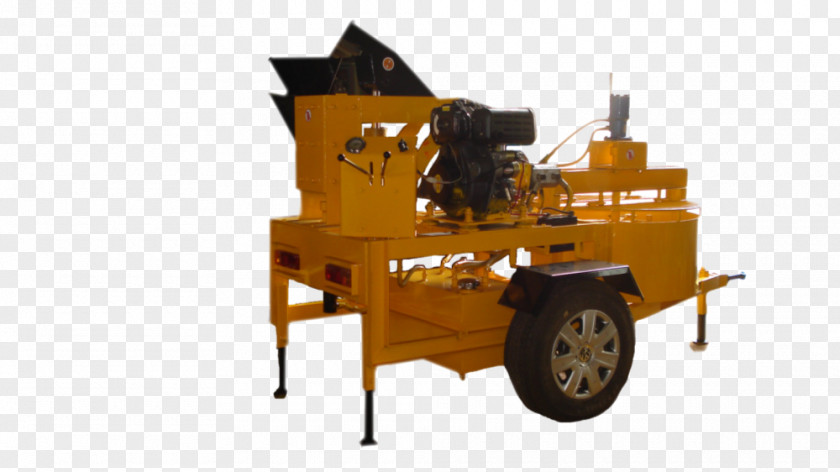 Compressed Earth Block Machine Vehicle PNG