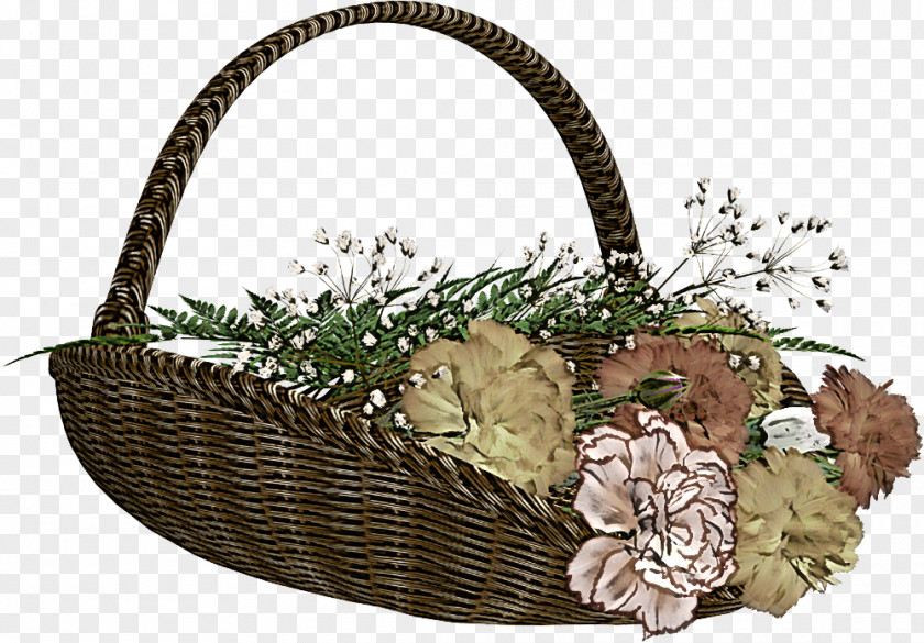 Flower Bouquet Basket PNG