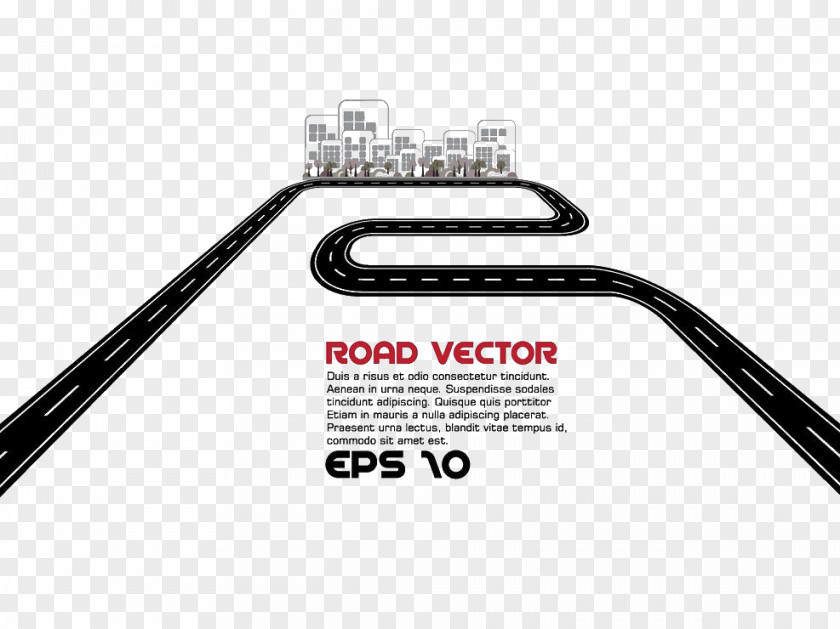 PPT Material Road Highway Asphalt Illustration PNG