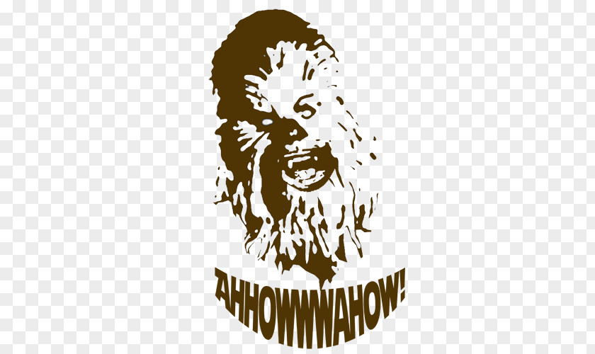 T-shirt Chewbacca How To Speak Wookiee: A Manual For Intergalactic Communication Humour PNG