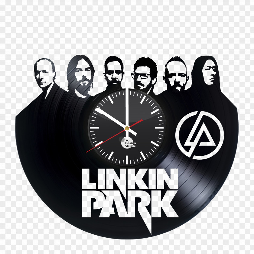 Vinyl Record Linkin Park Phonograph Wall Decal Hybrid Theory Group PNG