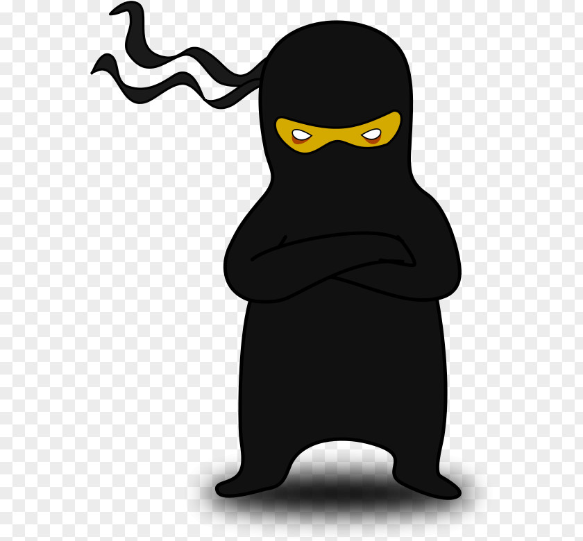 Beak Penguin Ninja Cartoon PNG