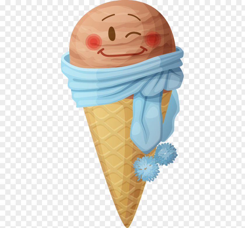 Cute Cartoon Ice Cream Chocolate Pop PNG