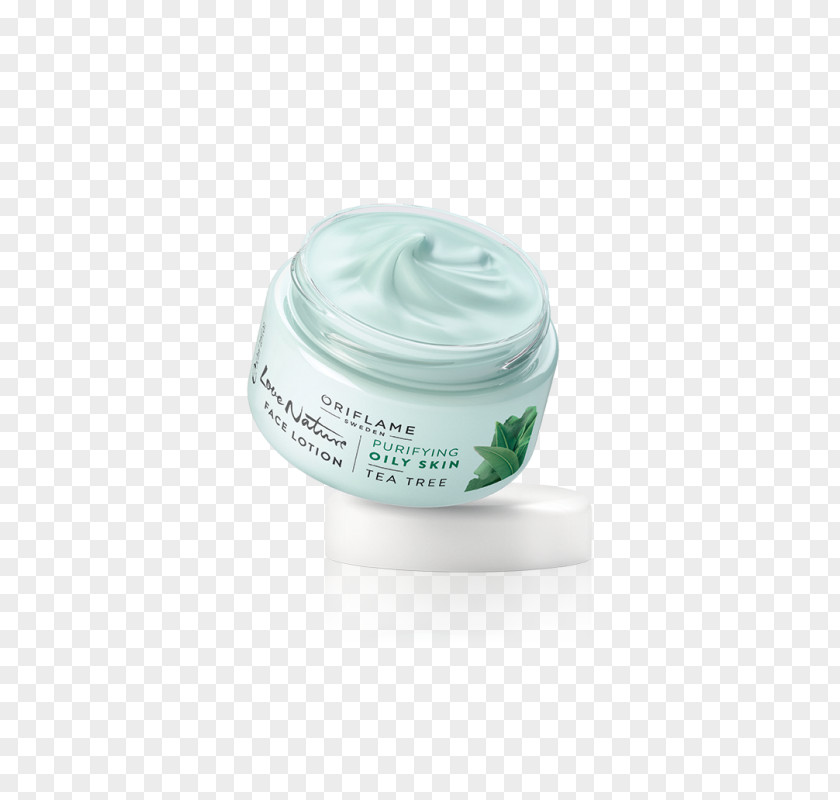 Face Lotion Oriflame Tea Tree Oil Cream Facial PNG