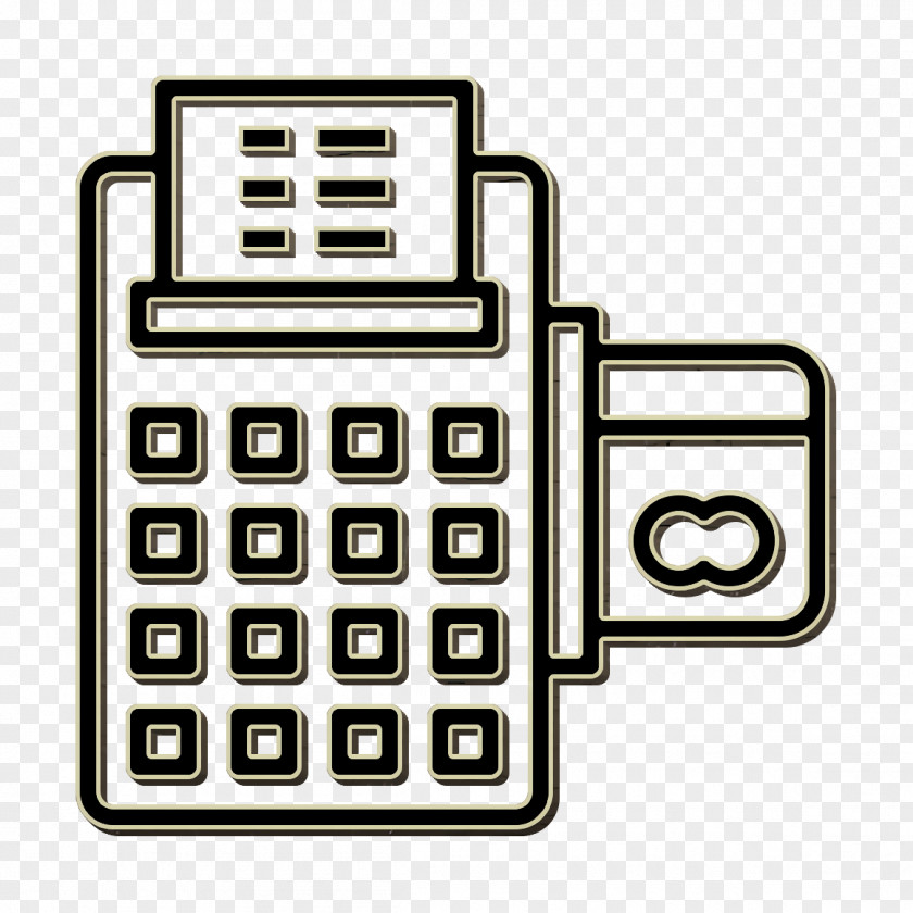 Credit Card Machine Icon Shopping PNG