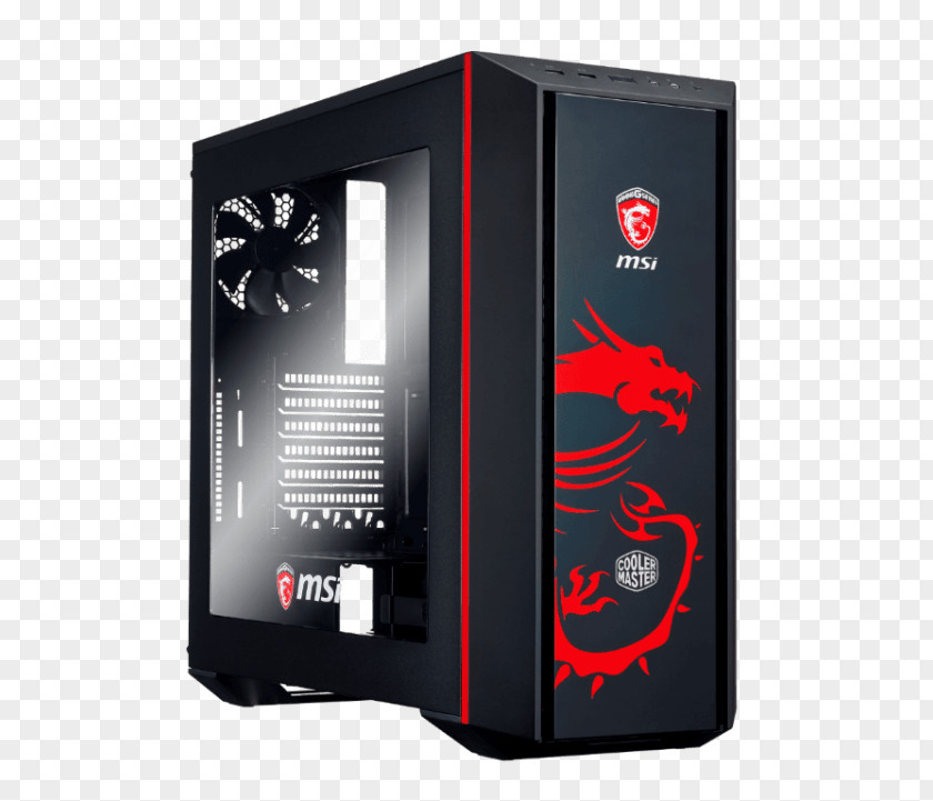 Dragon Msi Computer Cases & Housings Power Supply Unit Cooler Master MasterBox 5 ATX PNG