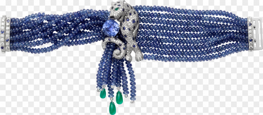 Leopard Bracelet Cartier Jewellery Sapphire PNG