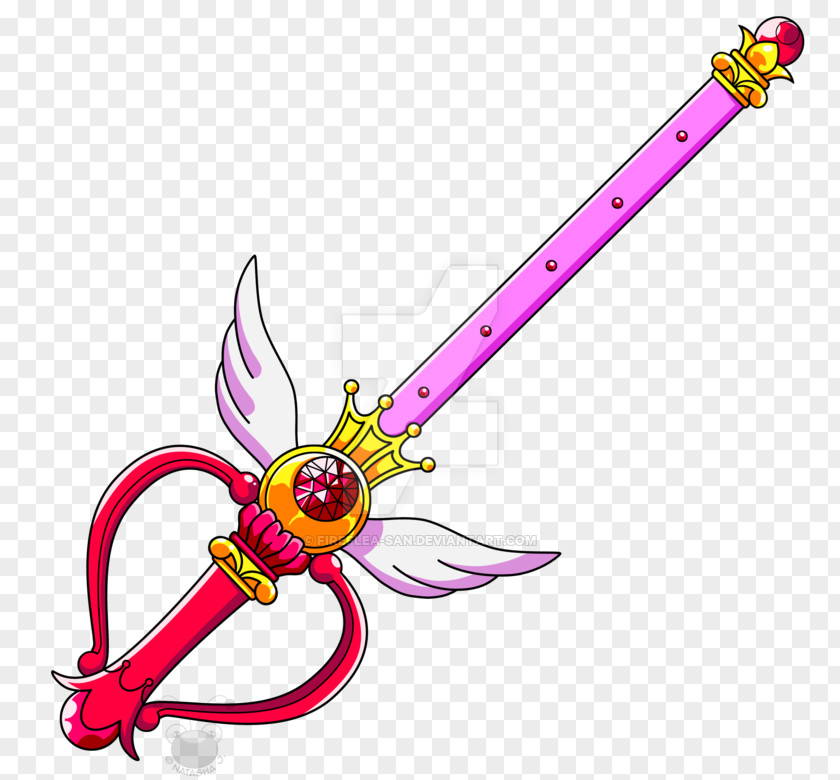 Sailor Moon Neptune Wand Sceptre PNG