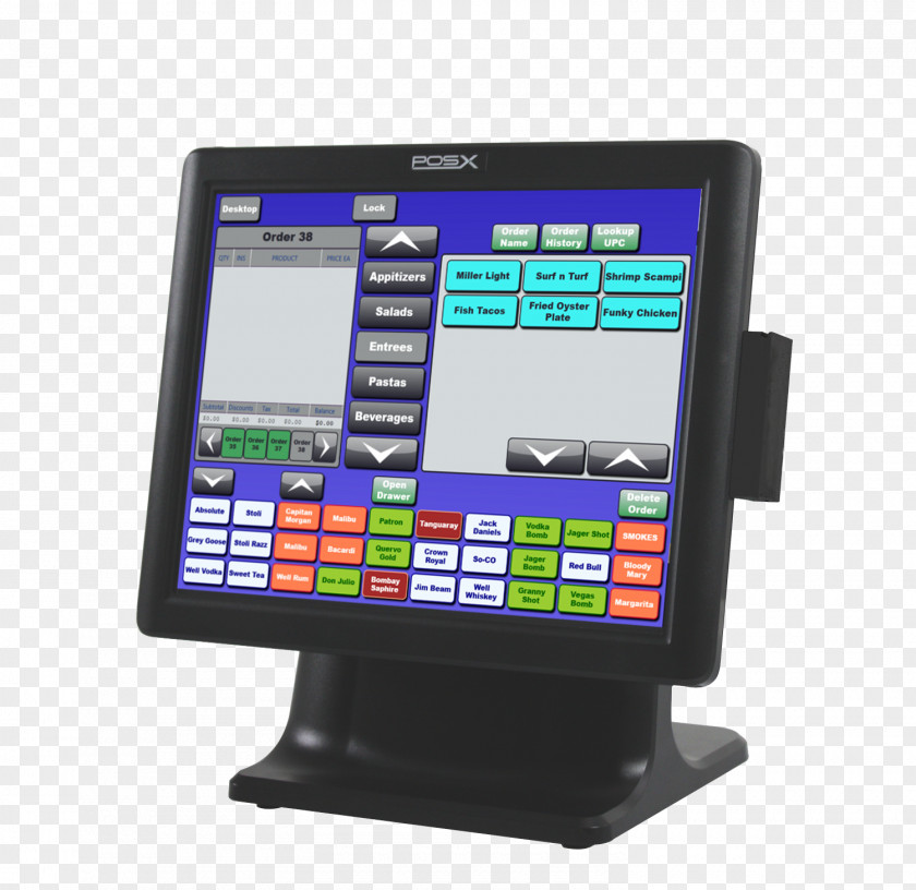 Semiintegrated Pos Point Of Sale Sales Restaurant Management Software Retail PNG