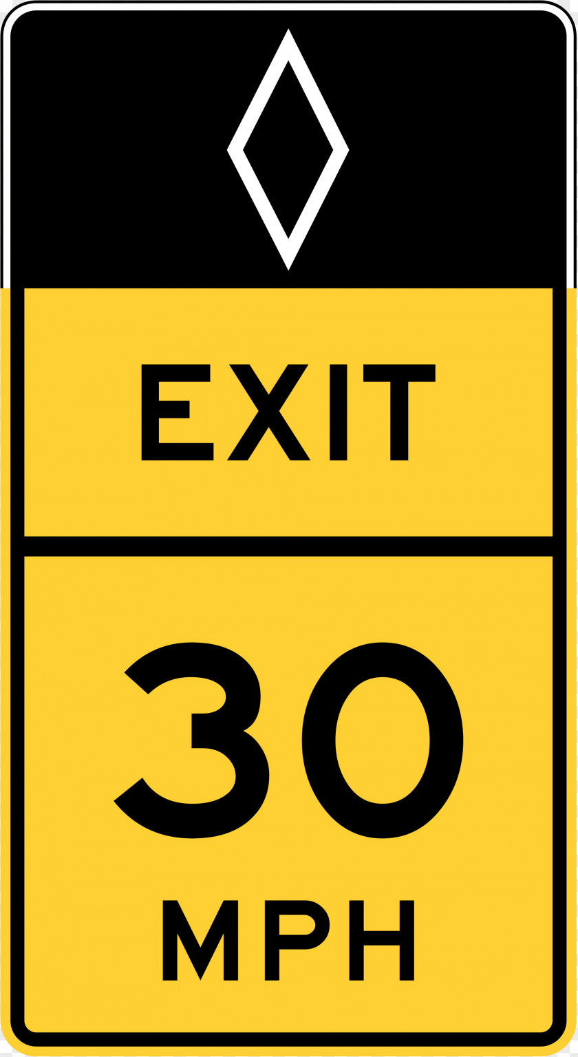 United States Speed Sign Traffic Advisory Limit PNG