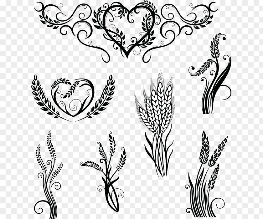 Wheat Pattern Bakery Common Cereal Clip Art PNG