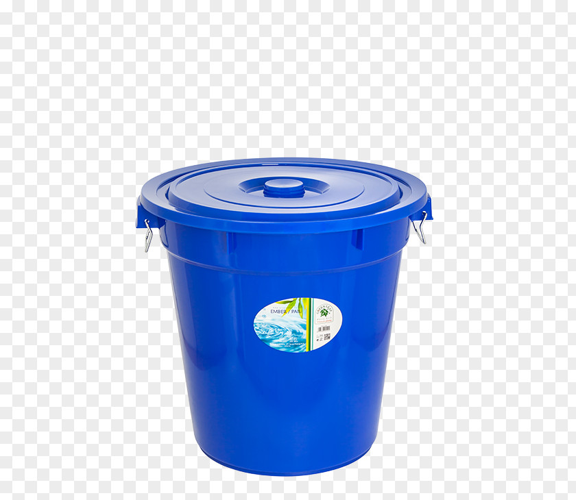Bucket Plastic Lid Pail Kitchen PNG