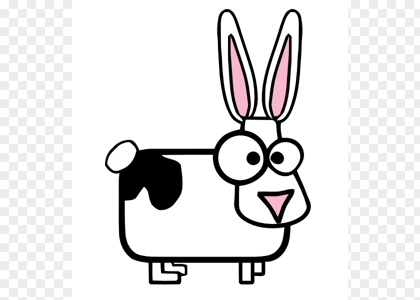 Cartoon Rabbit Images Cattle Udder Clip Art PNG
