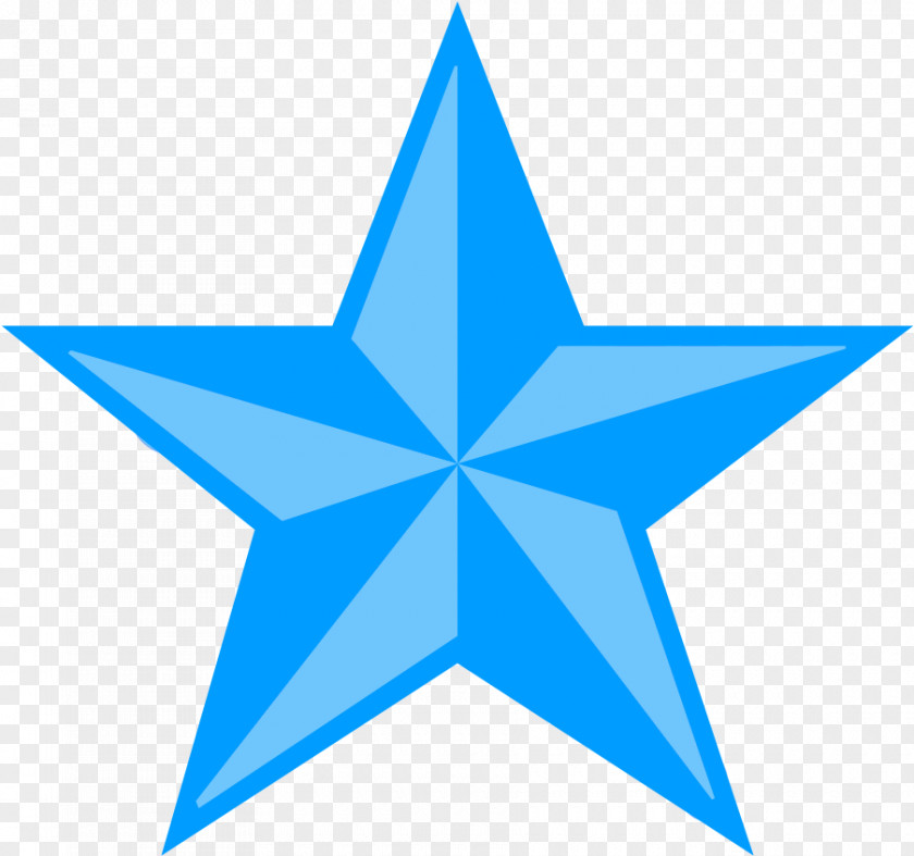 Symbol Symmetry Blue Star PNG