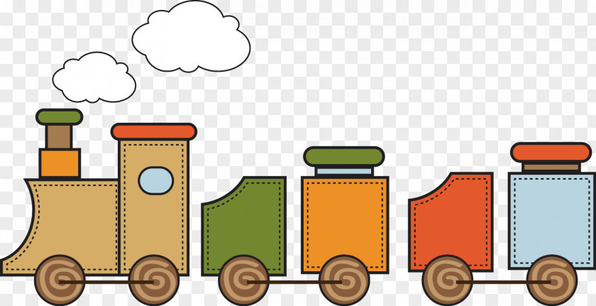 Cartoon Train Children's Toys Wedding Invitation Baby Shower Infant Clip Art PNG